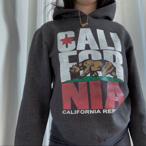 grey california hoodie - Picture 2 of 3